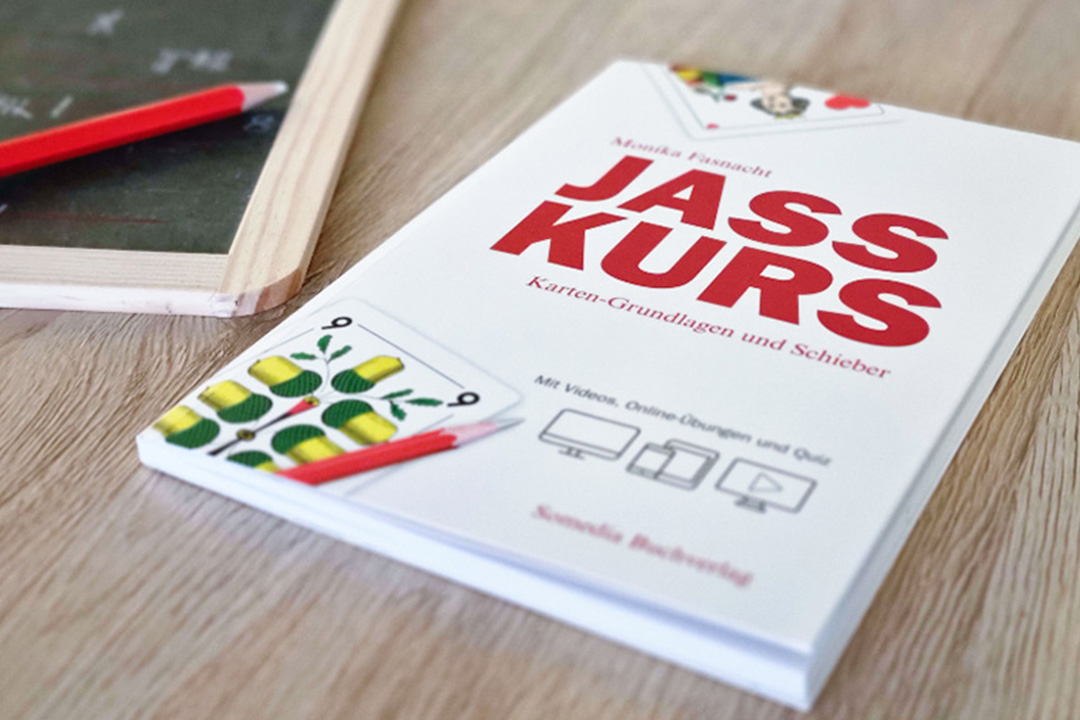 Blended Learning Konzept inkl. Buch "Jasskurs" von Monika Fasnacht zu Karten-Grundlagen und Schieber